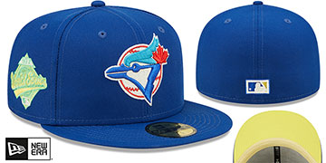 Blue Jays 1992 WS 'CITRUS POP' Royal-Yellow Fitted Hat by New Era