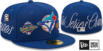 Blue Jays 'HISTORIC CHAMPIONS' Royal Fitted Hat by New Era