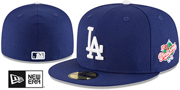 Dodgers 'WORLD SERIES SIDE PATCH' Fitted Hat by New Era