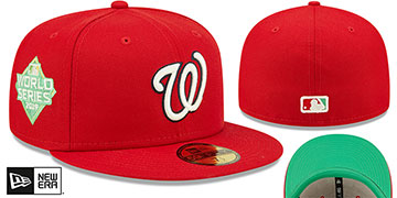 Nationals 2019 WS 'CITRUS POP' Red-Green Fitted Hat by New Era