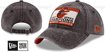 Orioles 'GW CHAMPIONS PATCH STRAPBACK' Black Hat by New Era
