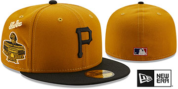 Pirates 1971 'LOGO-HISTORY' Gold-Black Fitted Hat by New Era