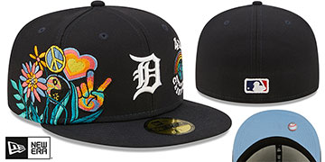 Tigers 'GROOVY' Navy Fitted Hat by New Era