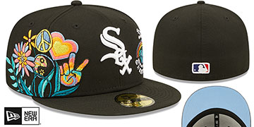 White Sox 'GROOVY' Black Fitted Hat by New Era