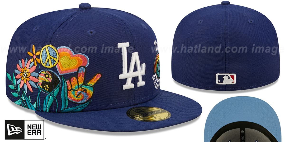 Dodgers 'GROOVY' Royal Fitted Hat by New Era