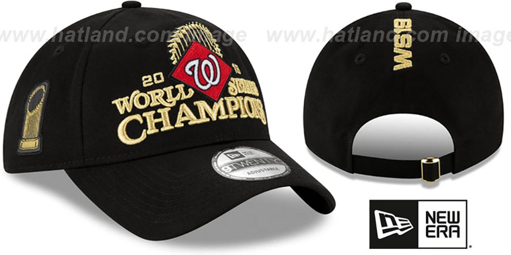 Nationals '2019 WORLD SERIES' CHAMPS LOCKER ROOM Strapback Hat by New Era