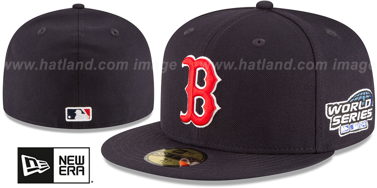 Red Sox 'WORLD SERIES SIDE PATCH' Fitted Hat by New Era