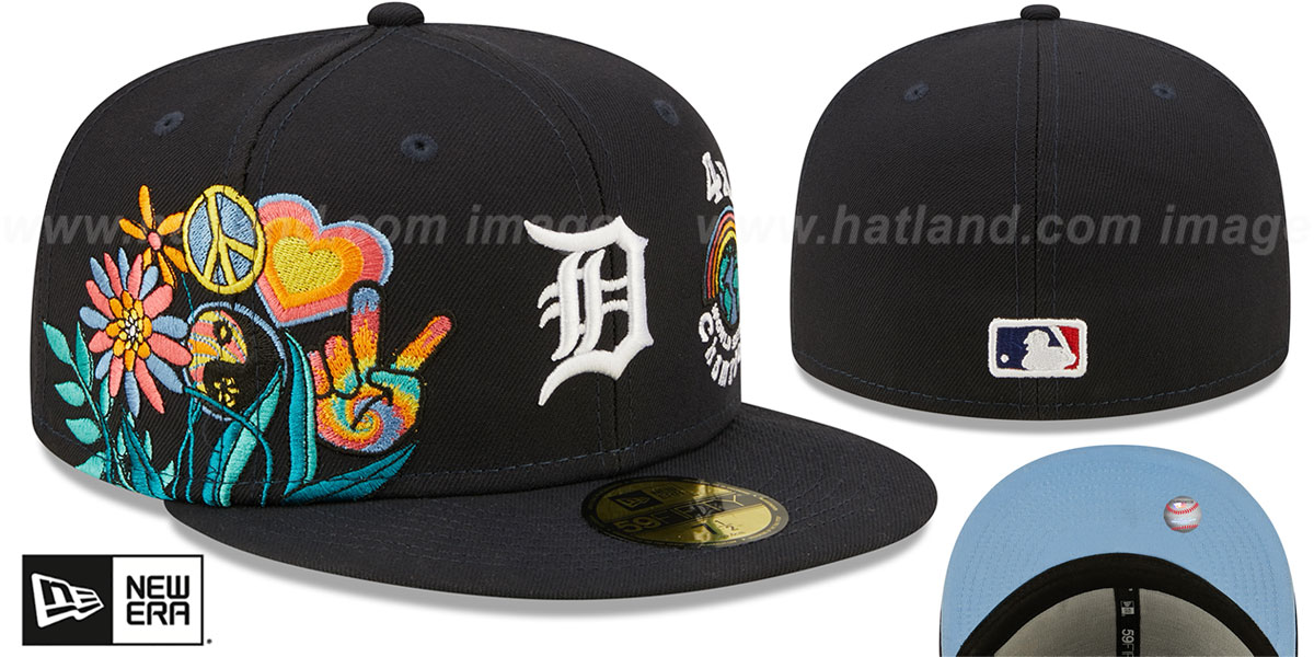 Tigers 'GROOVY' Navy Fitted Hat by New Era