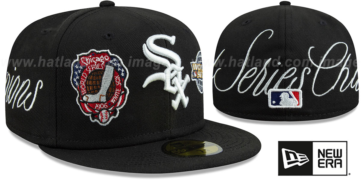 White Sox 'HISTORIC CHAMPIONS' Black Fitted Hat by New Era