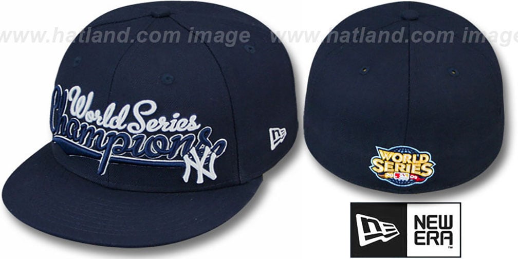 Yankees 2009 'WS CHAMPIONS SCRIPT' Hat by New Era