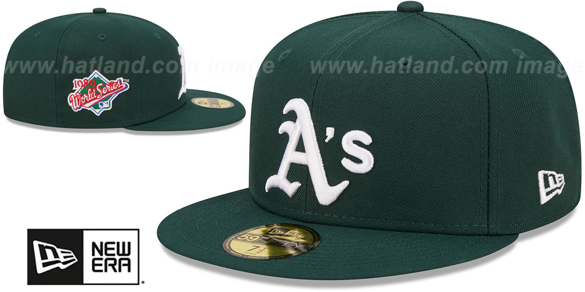 Athletics 1989 'WORLD SERIES SIDE-PATCH UP' Fitted Hat by New Era