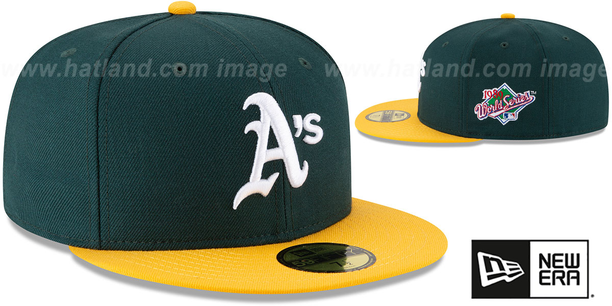 Athletics 'WORLD SERIES SIDE PATCH' Fitted Hat by New Era