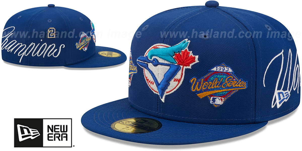 Blue Jays 'HISTORIC CHAMPIONS' Royal Fitted Hat by New Era