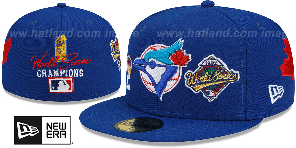 Blue Jays 'RINGS-N-CHAMPIONS' Royal Fitted Hat by New Era