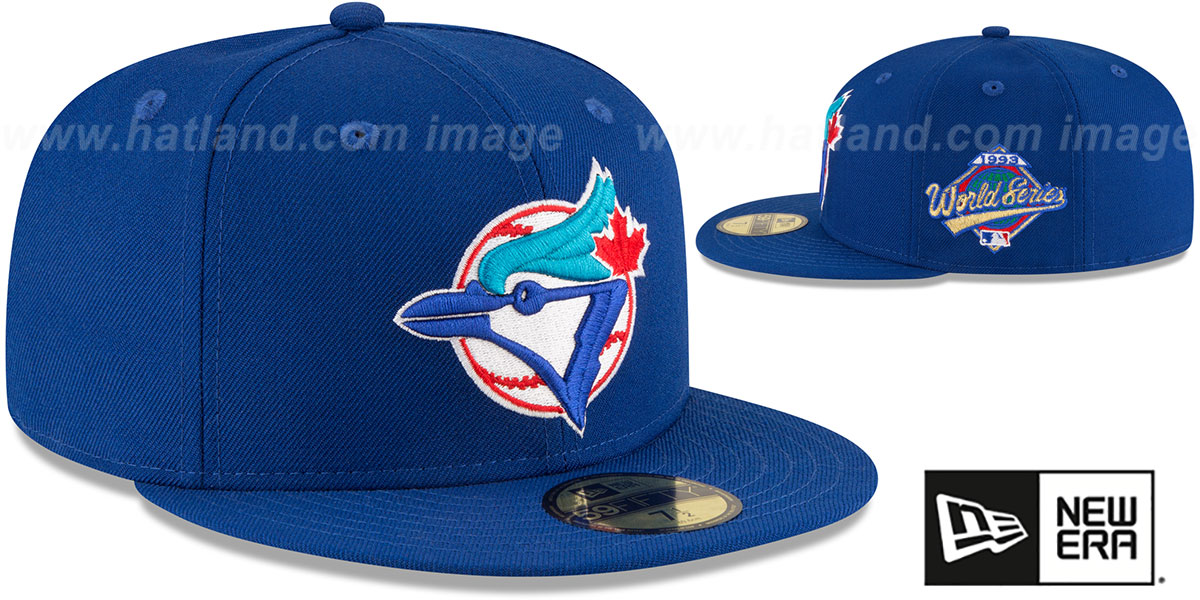 Blue Jays 'WORLD SERIES SIDE PATCH' Fitted Hat by New Era