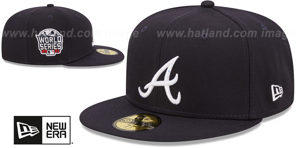 Braves 2021 'WORLD SERIES SIDE-PATCH UP' Fitted Hat by New Era