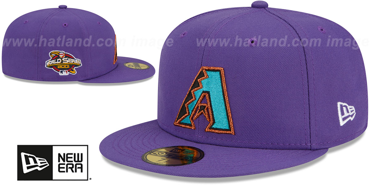 Diamondbacks 2001 'WORLD SERIES SIDE-PATCH UP' Fitted Hat by New Era