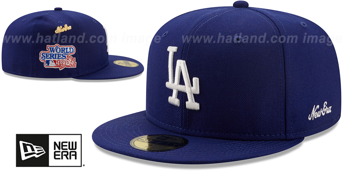 Dodgers 1981 'LOGO-HISTORY' Royal Fitted Hat by New Era