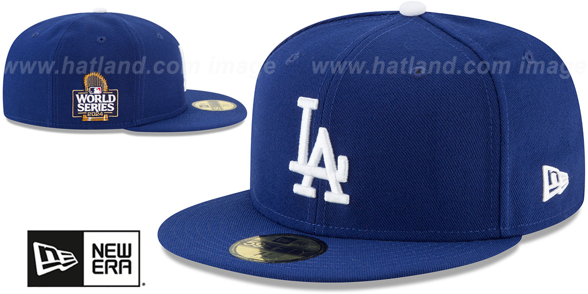 Dodgers '2024 WORLD SERIES' GAME Fitted Hat by New Era