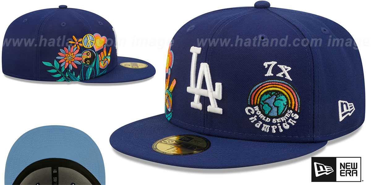 Dodgers 'GROOVY' Royal Fitted Hat by New Era