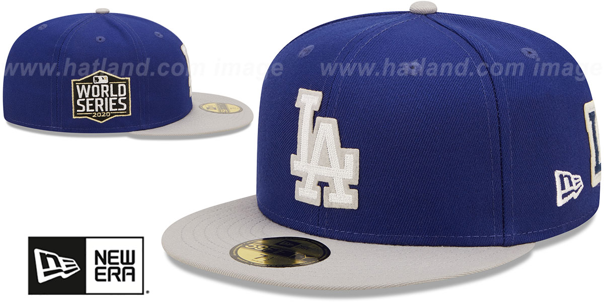 Dodgers 'LETTERMAN SIDE-PATCH' Fitted Hat by New Era