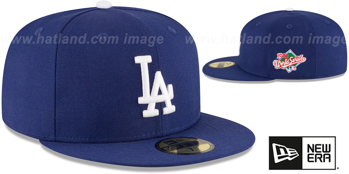 Dodgers 'WORLD SERIES SIDE PATCH' Fitted Hat by New Era