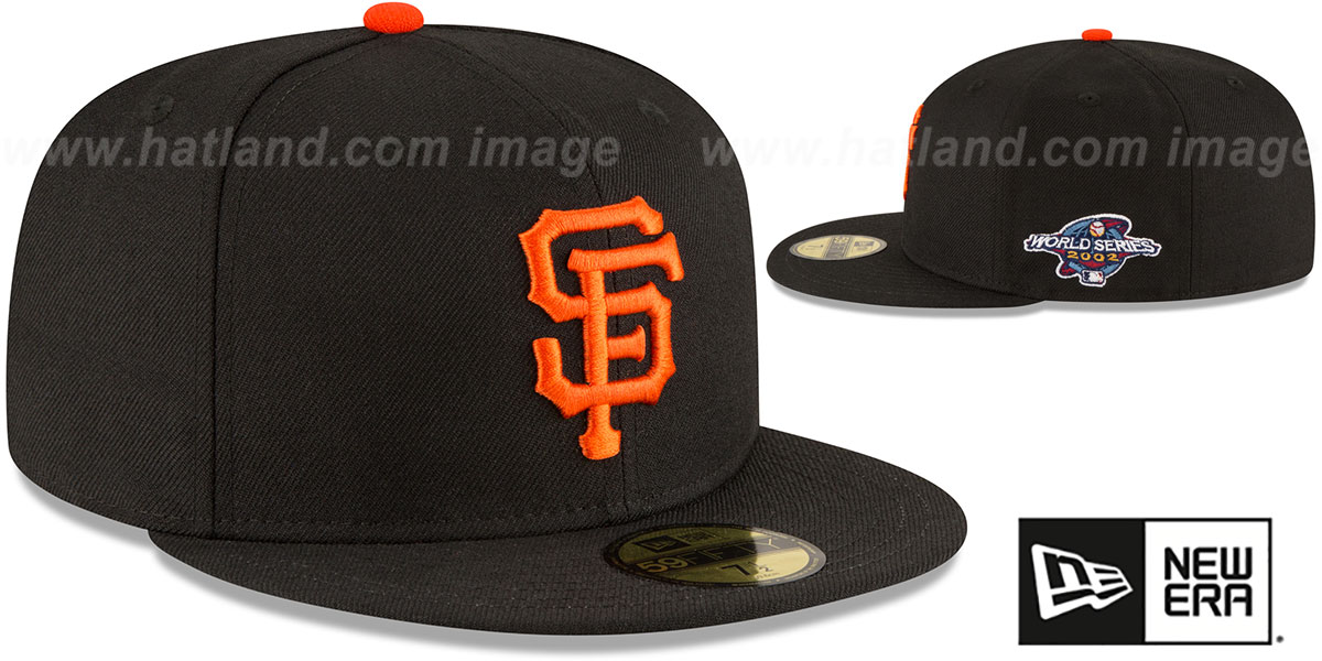 Giants 'WORLD SERIES SIDE PATCH' Black Fitted Hat by New Era