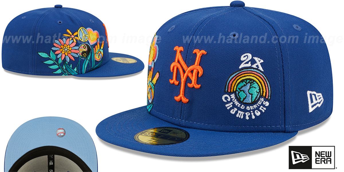 Mets 'GROOVY' Royal Fitted Hat by New Era