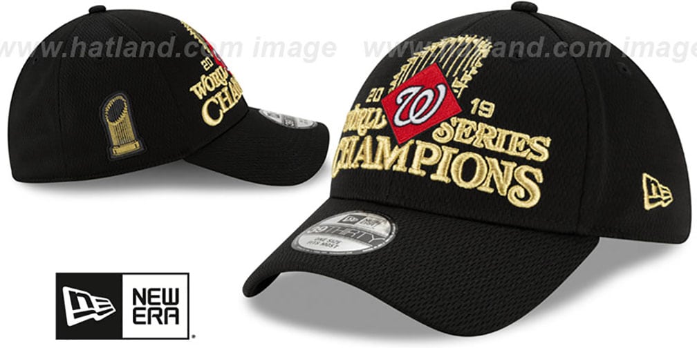 Nationals '2019 WORLD SERIES' CHAMPS LOCKER ROOM Flex Hat by New Era