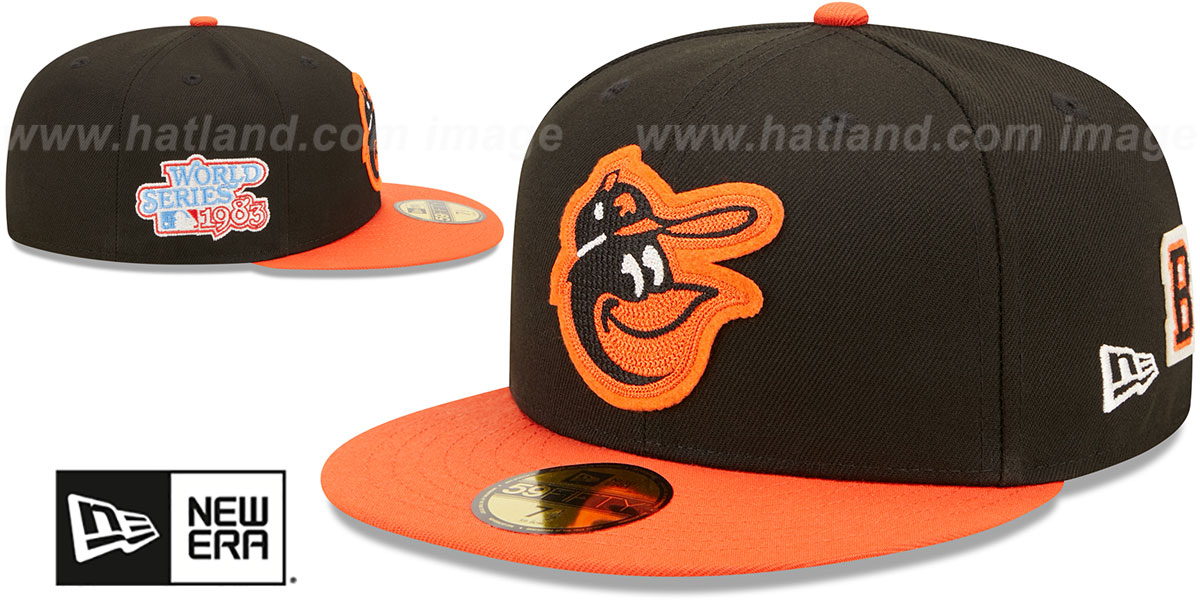 Orioles 'LETTERMAN SIDE-PATCH' Fitted Hat by New Era