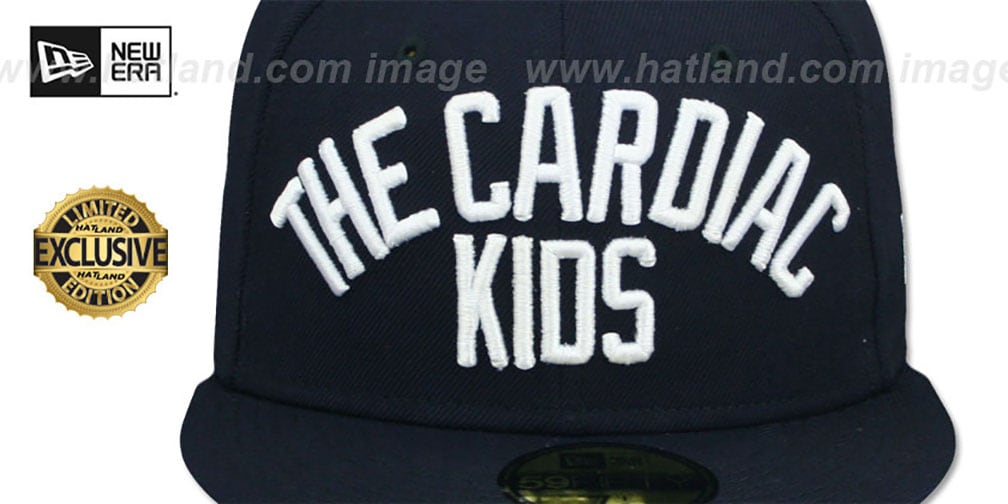 Red Sox 'CARDIAC KIDS' Navy Fitted Hat by New Era