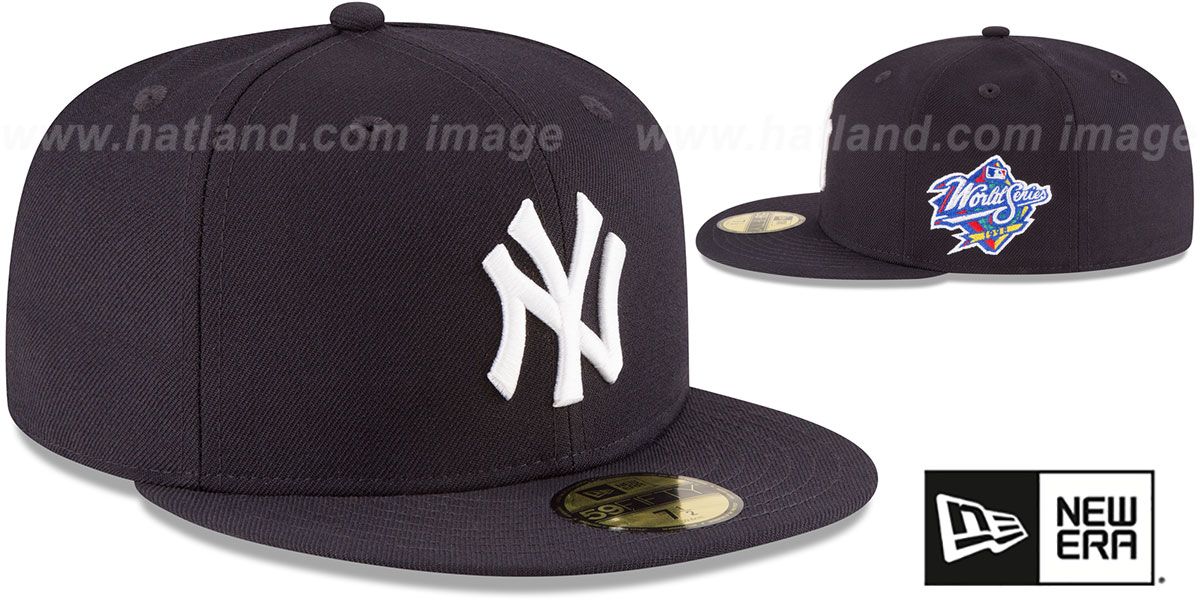 Yankees 1998 'WORLD SERIES SIDE PATCH' Fitted Hat by New Era