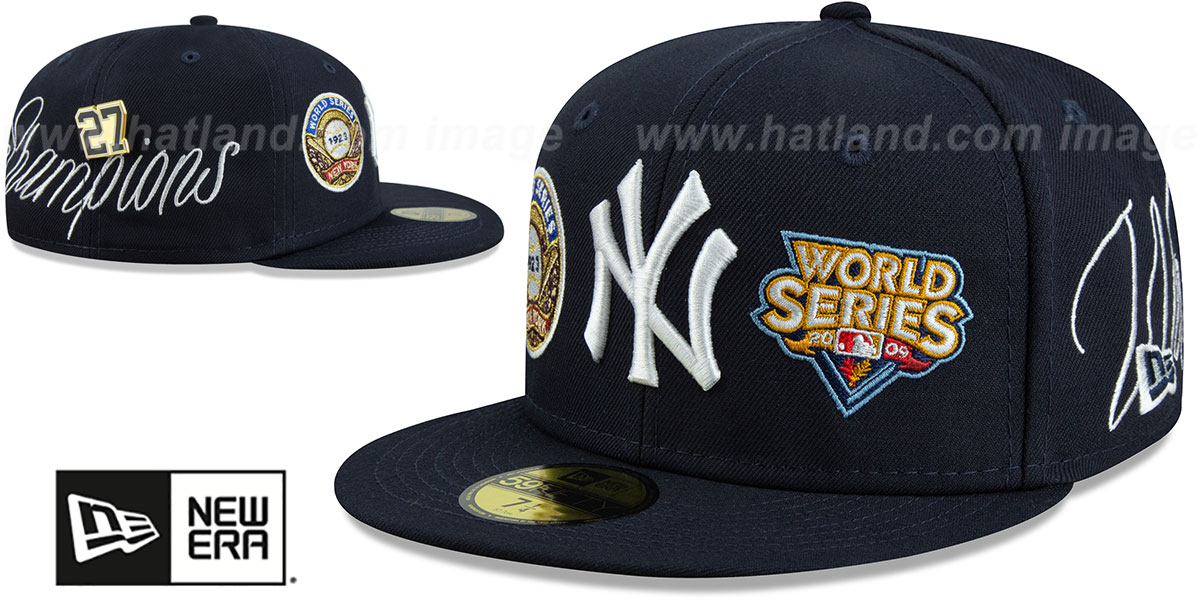 Yankees 'HISTORIC CHAMPIONS' Navy Fitted Hat by New Era