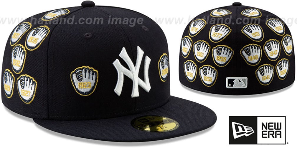 Yankees 'SPIKE LEE' GOLD-GLOVES Navy Fitted Hat by New Era