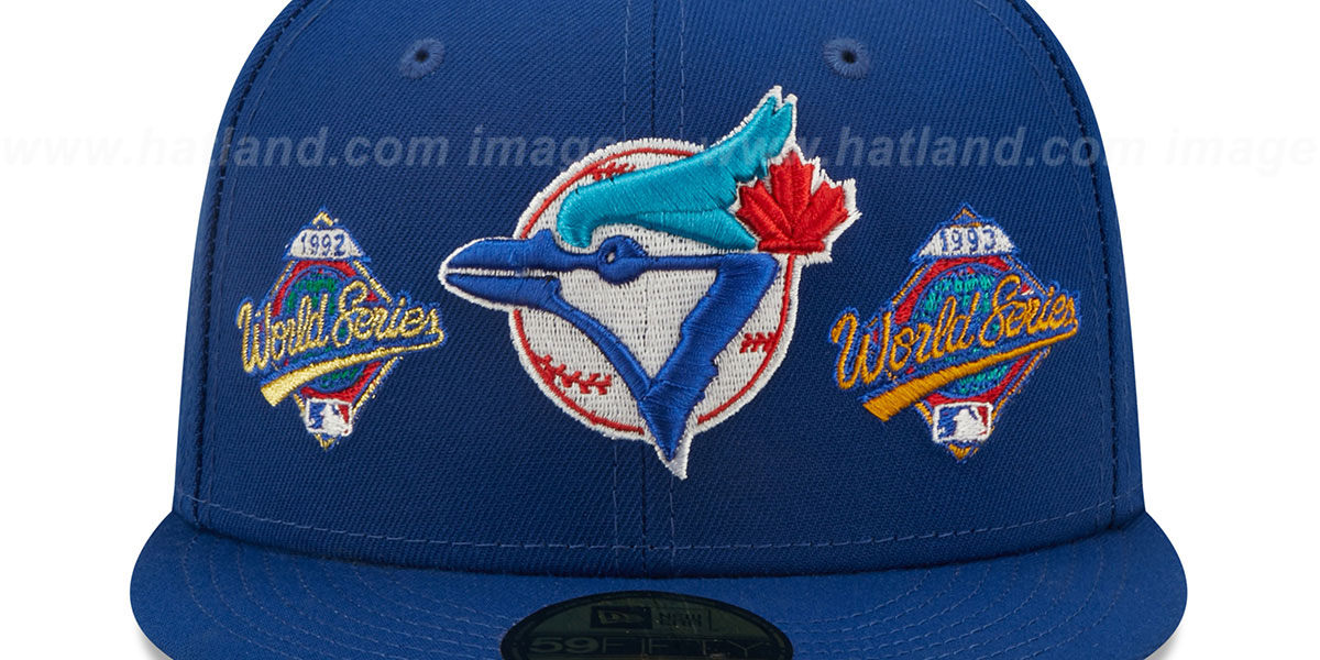 Blue Jays 'HISTORIC CHAMPIONS' Royal Fitted Hat by New Era