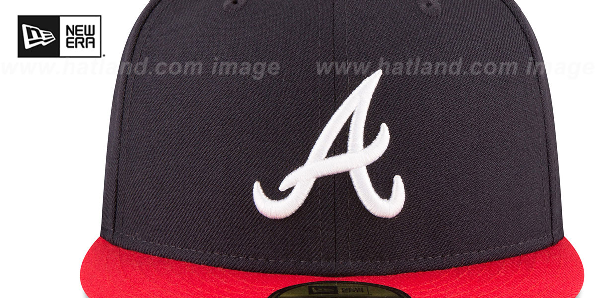 Braves 'WORLD SERIES SIDE PATCH' Fitted Hat by New Era