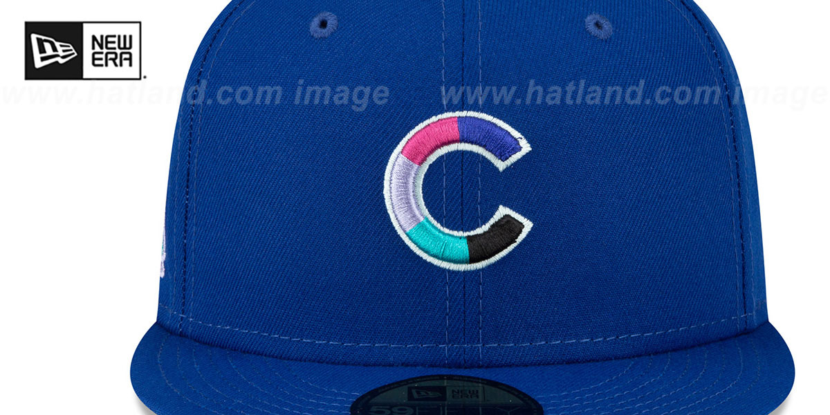 Cubs 2016 WS 'POLAR LIGHTS' Royal-Lavender Fitted Hat by New Era