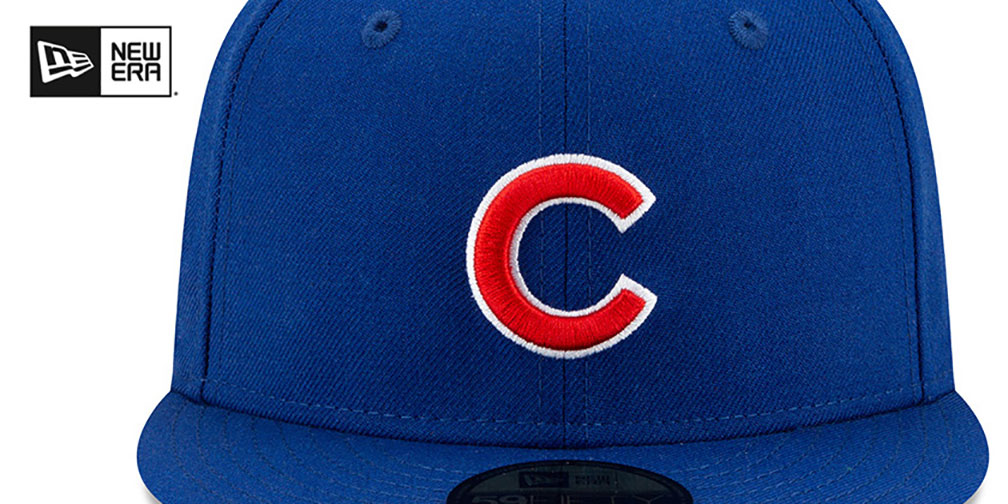 Cubs 'BANDANA KELLY BOTTOM' Royal Fitted Hat by New Era