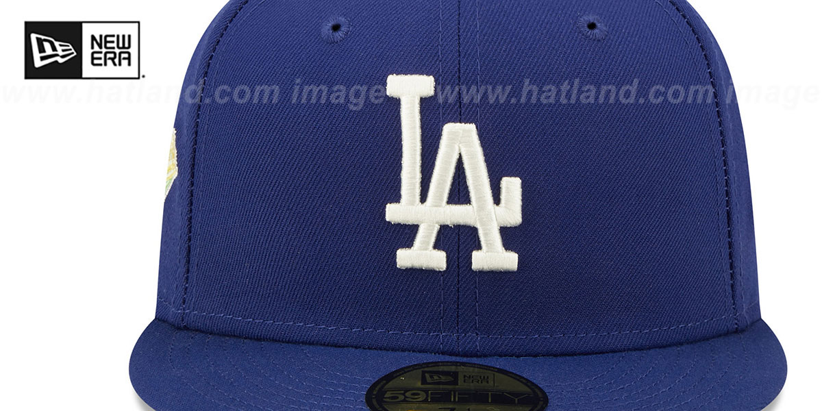 Dodgers 1988 WS 'CITRUS POP' Royal-Green Fitted Hat by New Era