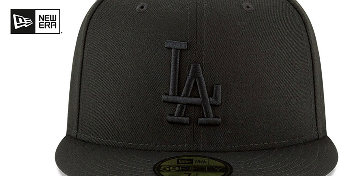 Dodgers '2025 WORLD SERIES' BLACKOUT Fitted Hat by New Era