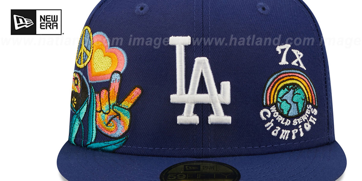 Dodgers 'GROOVY' Royal Fitted Hat by New Era