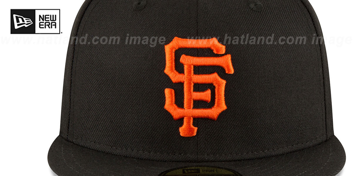 Giants 'WORLD SERIES SIDE PATCH' Black Fitted Hat by New Era