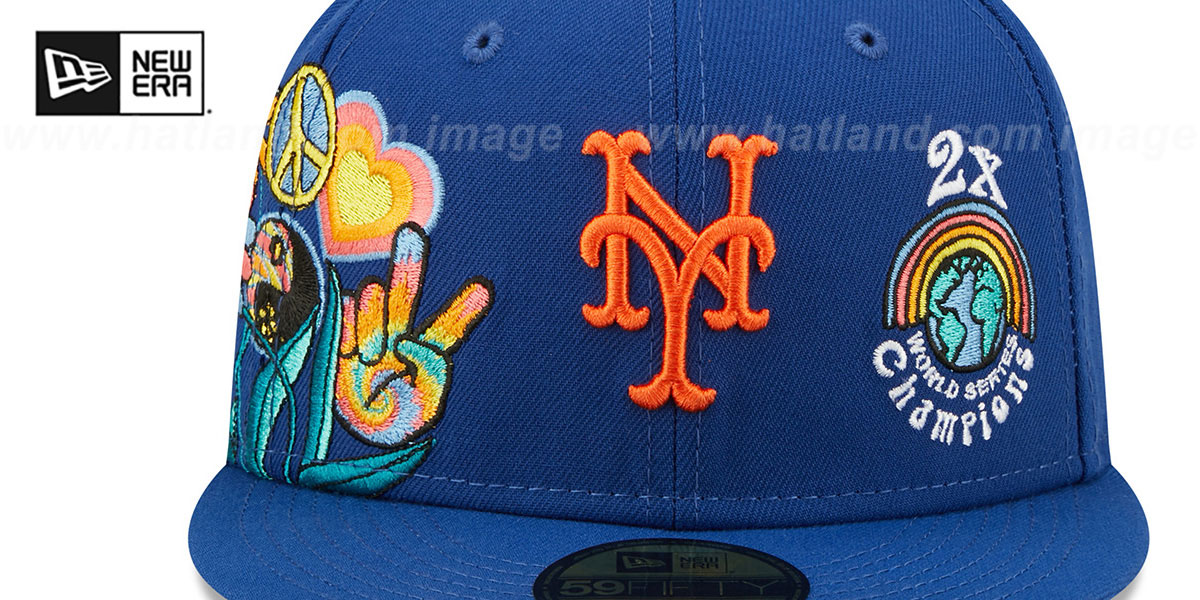 Mets 'GROOVY' Royal Fitted Hat by New Era