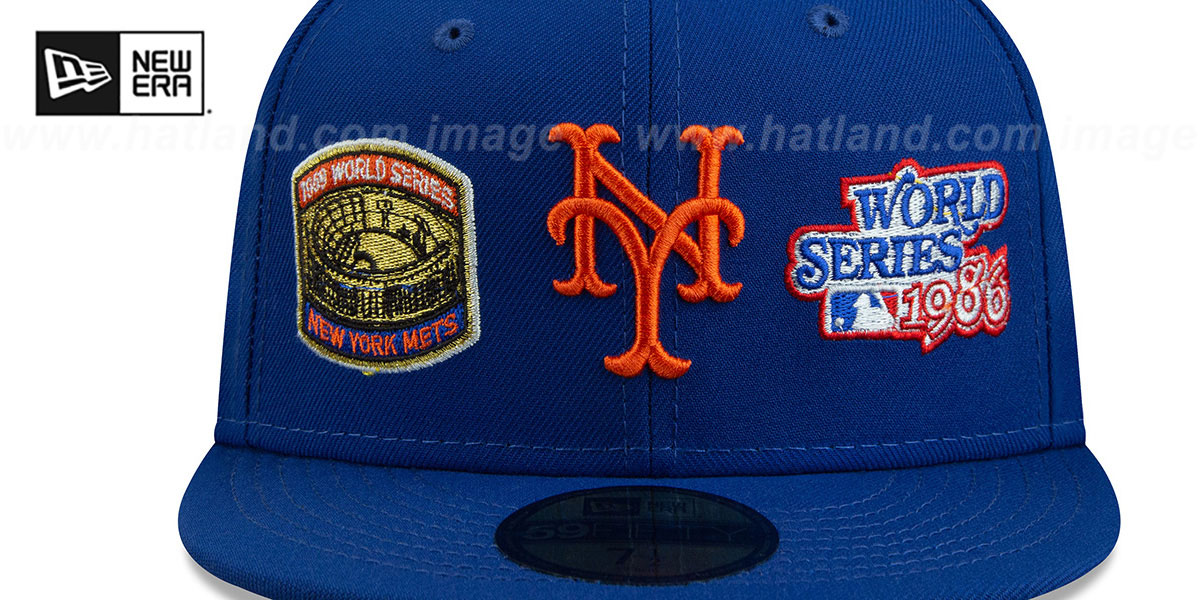 Mets 'HISTORIC CHAMPIONS' Royal Fitted Hat by New Era