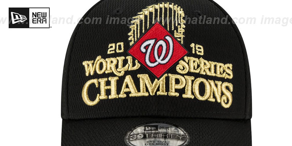 Nationals '2019 WORLD SERIES' CHAMPS LOCKER ROOM Flex Hat by New Era