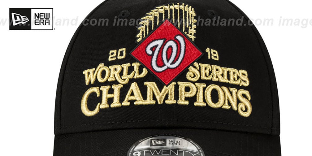 Nationals '2019 WORLD SERIES' CHAMPS LOCKER ROOM Strapback Hat by New Era