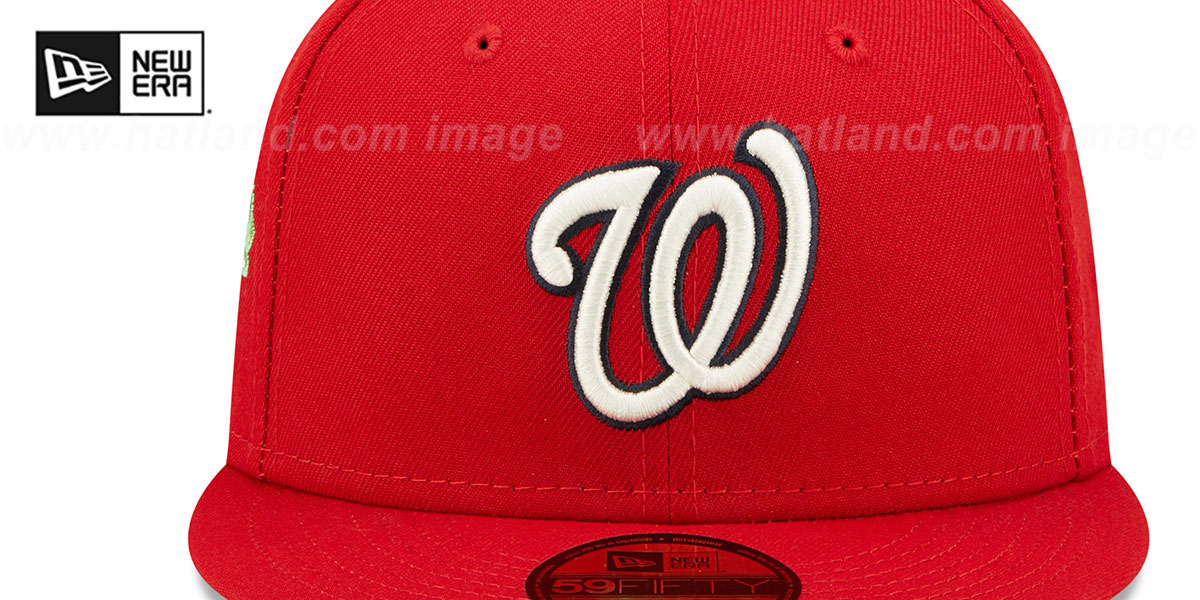 Nationals 2019 WS 'CITRUS POP' Red-Green Fitted Hat by New Era