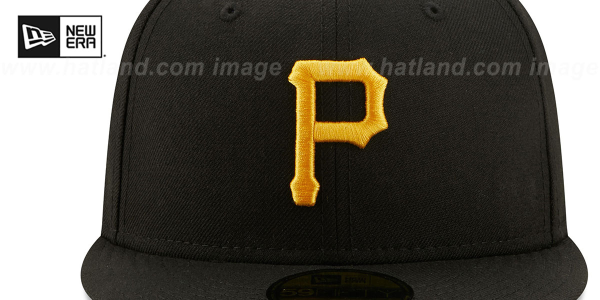 Pirates 1960 'LOGO-HISTORY' Black Fitted Hat by New Era