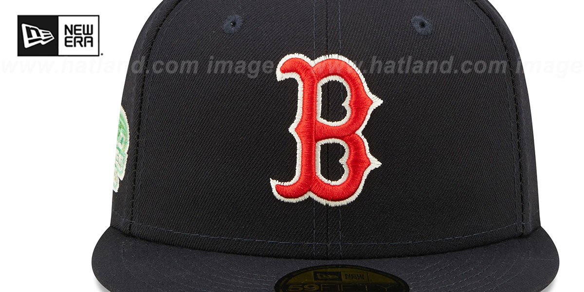 Red Sox 2004 WS 'CITRUS POP' Navy-Yellow Fitted Hat by New Era