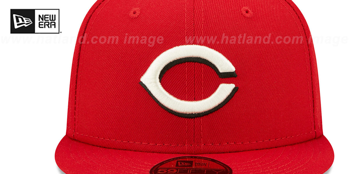 Reds 1990 WS 'CITRUS POP' Red-Green Fitted Hat by New Era